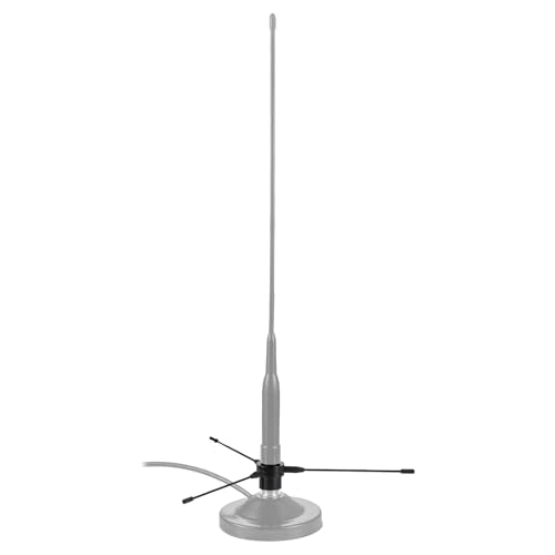 UHF VHF Dual Band 136-174MHz 400-470MHz Mobile Base Radio Antenna Ground Plane Kit, 2m/70cm PL259 to SO239 Ground Plane Mount, Improve SWR