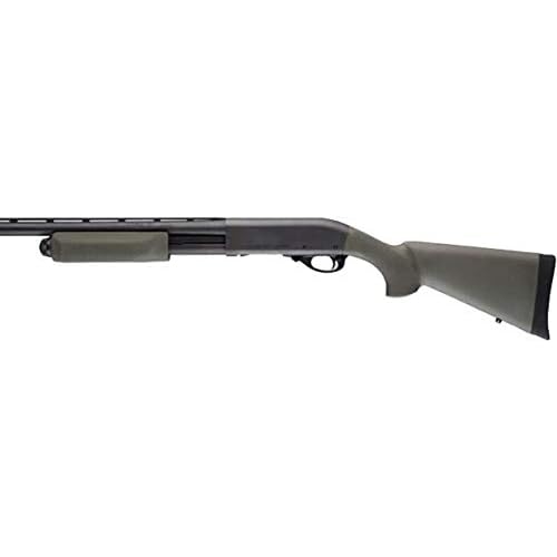 Hogue Remington 870 20 Gauge OverMolded Shotgun Stock Kit with Forend, OD Green - 08217