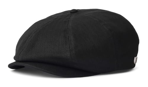 Large Black Eight-Panel with Custom Lining and Metal Shield