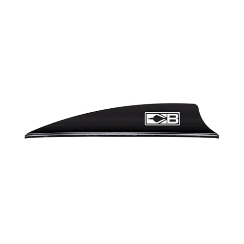 Bohning X Vane, 2.25" Hunting, 3D, Target Vane, Black, 100pk