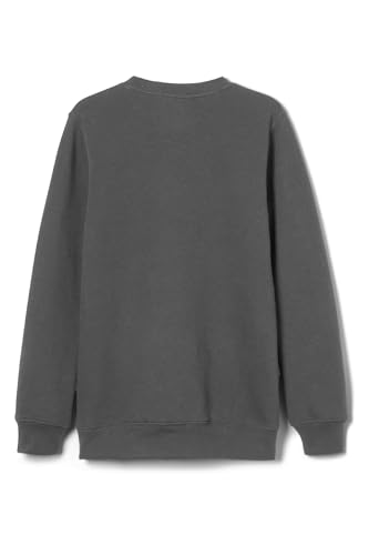 French Toast Adult Long Sleeve Crewneck Fleece Sweatshirt - Small, Grey