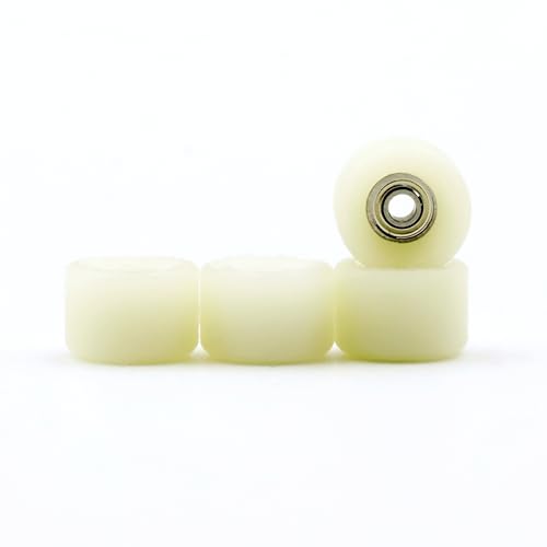 65D Urethane Fingerboard Wheels Pro Bowl Shape (Beige)