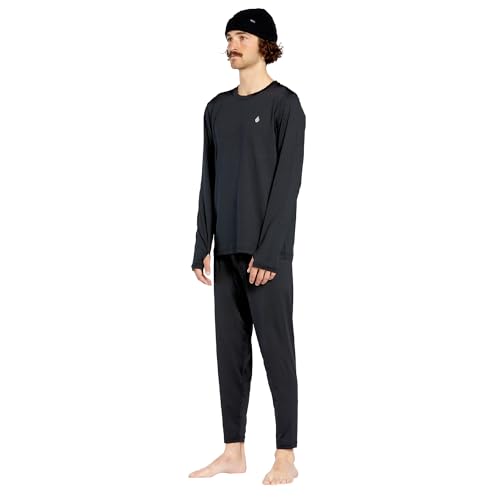 Volcom Men's V-Science Midweight Thermal Base Layer Pants ? Quick Dry, Moisture Wicking