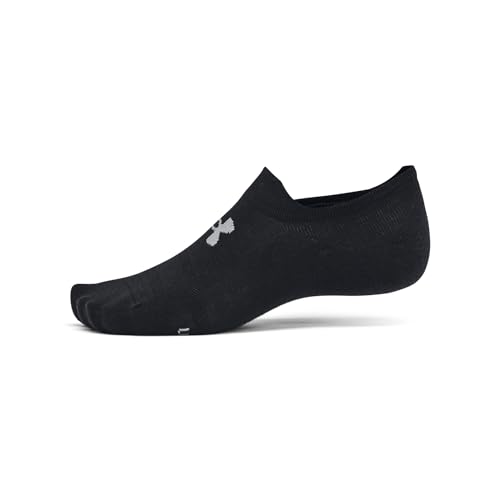 Under Armour Unisex Adult Ultra Low Tab Socks 6-Pack - Large Black