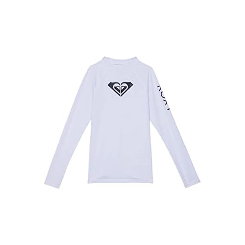 Roxy Girls' Whole Hearted Long Sleeve Rashguard Surf Shirt