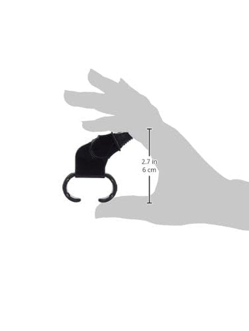 Fox 40 Sonik Blast CMG Fingergrip Pealess Whistle - Black
