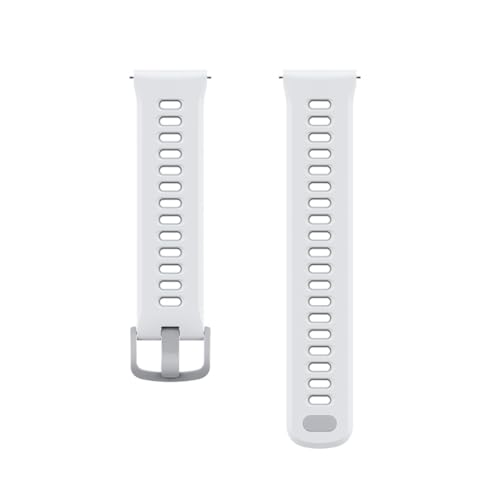 COROS 22mm Silicone Watch Band - White Sport Accessory
