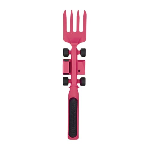 Pink Toddler Construction Utensils Set Made in USA - Kids Silverware for Construction Play