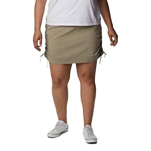 Columbia Women's Anytime Casual Skort, Tusk, 2X Plus