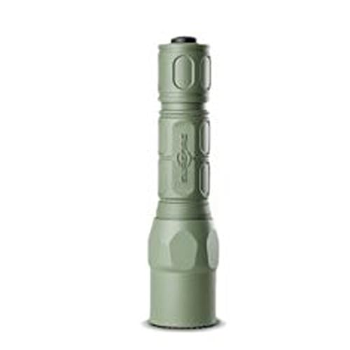 SureFire G2X Pro 600 Lumen Tactical EDC Flashlight Bundle with 2 Extra CR123A Batteries and Lightjunction Battery Case (Green)