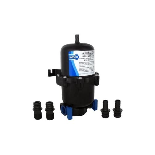 Jabsco 30573-0003 Mini Accumulator Tank , Black