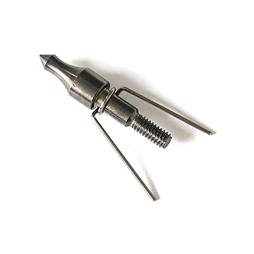 50 Pcs Bowfishing Arrows Spring Steel Arrowheads for Hunting & Fishing