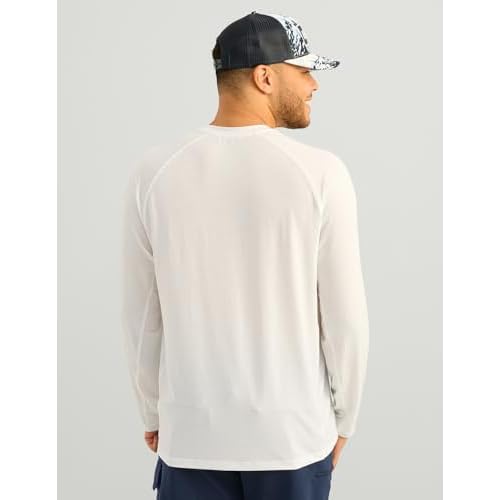 HUK Men's A1a Crew, Quick-Dry, Breathable Fishing Shirt