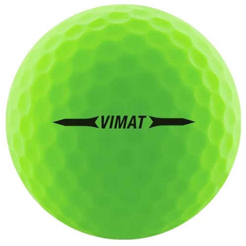 Golf Balls Matte Finish – Vibrant Green, Durable Ionomer Cover, 85 Compression