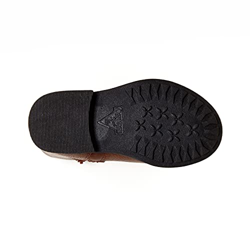 Girls' Lumi Boots - Toddler Size 7, Chocolate Knee-High Zipper Shoes