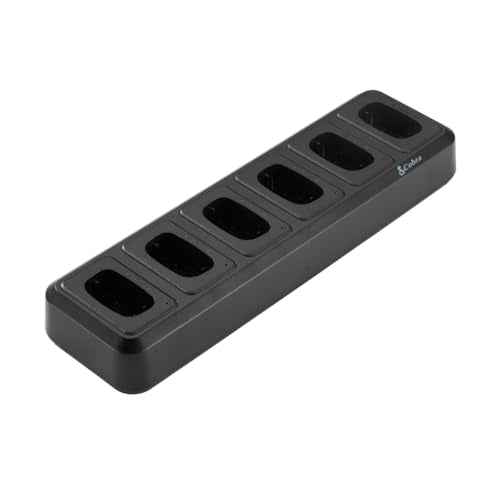 Cobra PX Professional Walkie Talkie 6-Way Dock Charging Station with UBS Charging Cable - Desktop Portable Charger, Compatible with PX650 Business Models