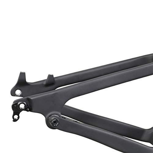 ICAN P1 27.5er 650B Plus Carbon Fiber Full Suspension Frame Boost Trail Mountain Bike Rear Spacing 12x148mm (M)