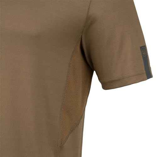 Beretta Men's Ice Power Lightweight Breathable Quick-Drying Straight Cut Short Sleeve Shooting T-Shirt