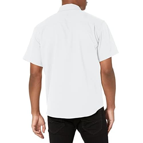HUK Mens Tide Point Short Sleeve Shirt | Performance Button Down