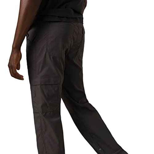 prAna Stretch Zion Pants II - Pants for Men - Slim Fit - Back Patch Pockets - Side Flap-Utility Pocket Dark Iron 30 32