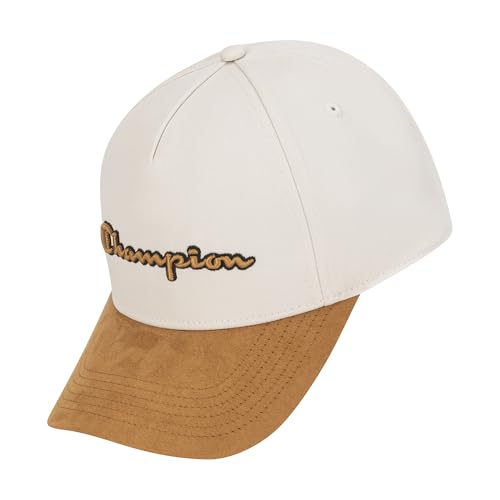 Men's Ivory Canvas & Western Brown Snapback Cap - Adjustable One Size