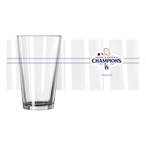 Los Angeles Dodgers 2024 World Series Champions Official 16 oz. Pint Beer Glass