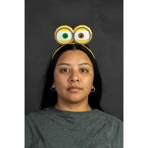 Nicky Bigs Novelties Light Up Eyeball Headband - Monster Alien Funny Playful Googly Eyes Headband - Wacky Flashing Goggles Eyeball Headwear Accessory for Halloweens, Cosplay Parties and More