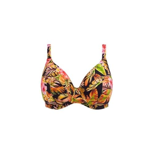 Elomi Womens Tiger Valley Uw Plunge Bikini Top