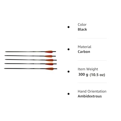 BARNETT Headhunter Crossbow Arrows ? Different Pack Sizes, Standard Moon Nocks, Includes Field Points, Pre-Fletched for Crossbow Use