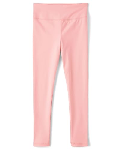 Kids' Pink Fuzzy Pull-On Leggings - X-Small Active Everyday Pants