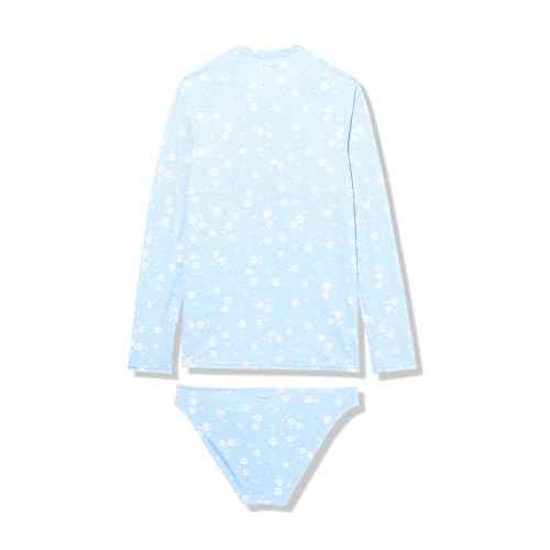 Roxy Girls' Dreamer Long Sleeve Zipped Rashguard Set