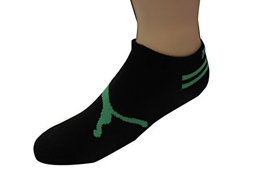 PUMA Women's 9-11 Black Pink Athletic Socks 6 Pack - Comfortable & Durable