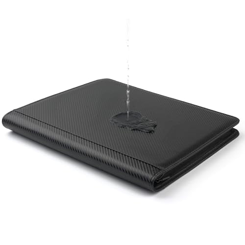 Carbon Black 288-Pocket Ringless Toploader Card Binder for Trading Cards - GERMUN
