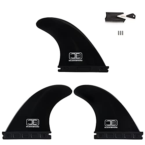 Future 437 Surfboard Fin Thruster Set - 3 Fins for Shortboard Longboard