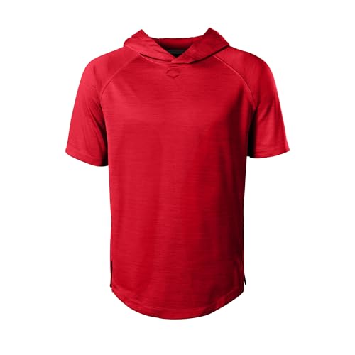 Men's Lightweight Short Sleeve Hoodie 2.0 - X-Large Scarlet