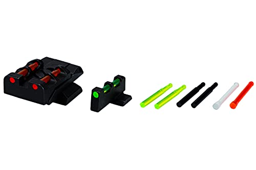 HIVIZ Sight Systems unisex adult Handgun HIVIZ Sight Systems Interchangeable Front and Rear Sight Set Smith Wesson M P, Green, Red, Black