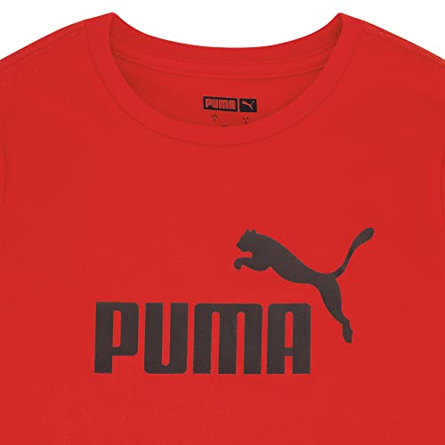 Puma Boys' No. 1 Logo T-Shirt X-Large High Risk Red