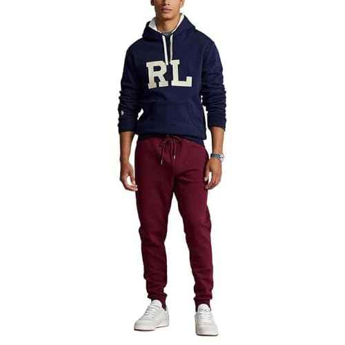 Polo Ralph Lauren Men's Double Kint Jogger Pants (XXL, WineRed)