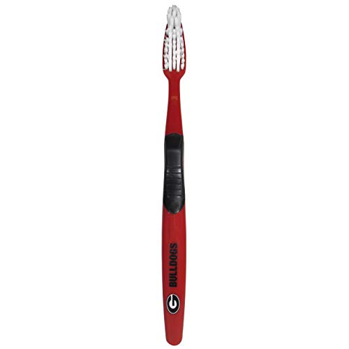 Georgia Bulldogs Official Collegiate Toothbrush with Rubber Grip