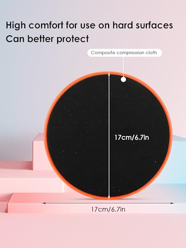 2PCS Dual-Sided Core Sliders, Sliding Discs – Dual-Sided Core Sliders for Smooth and Workouts, Full-Body Training, Fitness Equipment for Home and Gym Use