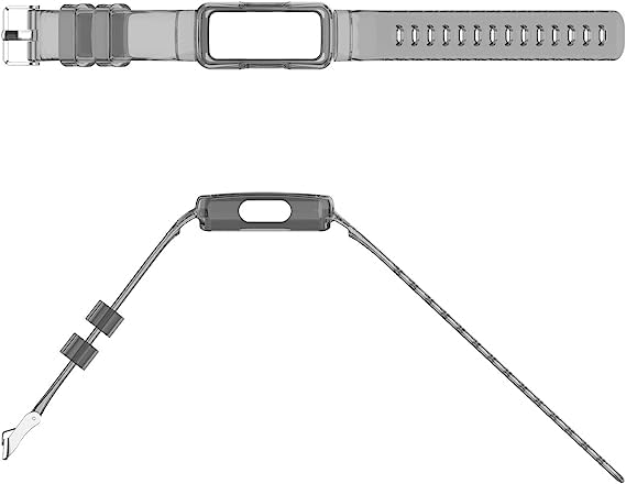 Clear Fitbit Inspire 3 Wristband with Built-in Protective Case - 6 Colors