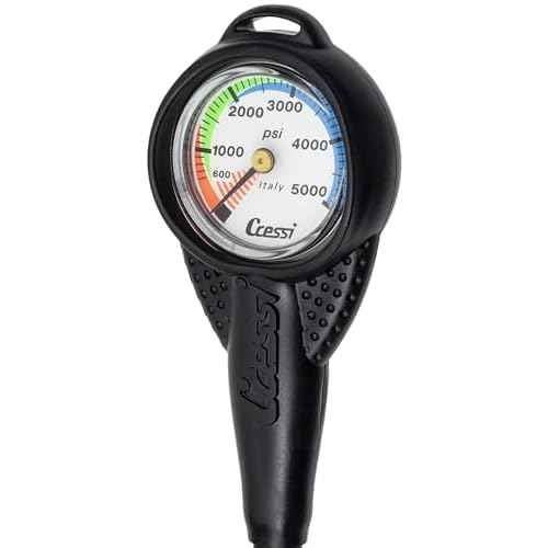 Cressi Mini SPG - Scuba Diving Submersible Pressure Gauges - Made in Italy