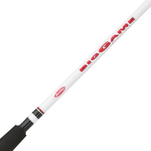 Berkley 8??Big Game Spinning Rod, Two Piece Surf Rod, 12-30lb Line Rating, Medium Heavy Rod Power, Moderate Fast Action, 1-4 oz. Lure Rating