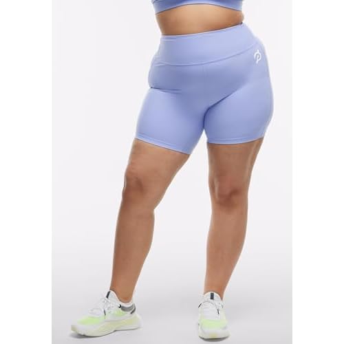 Peloton Women's Cadent 7" High-Rise Pocket Biker Shorts, Workout Shorts, Gym Shorts