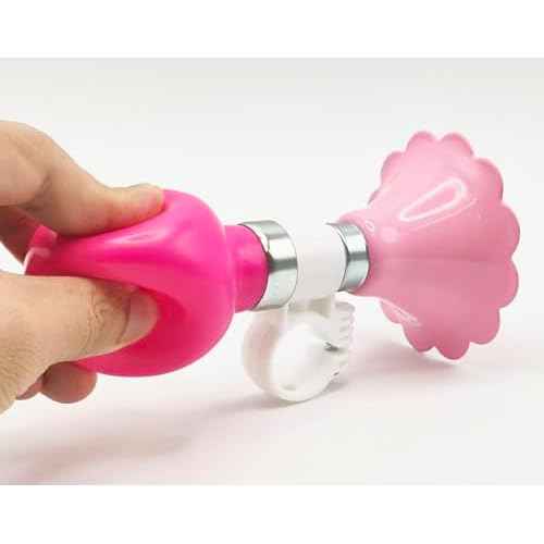 Kids Bike Horn, Cute Bicycle Handlebar Air Horn for Girls, Toddlers Universal Bike Accessories for Tricycle, Balance Bike, Scooter