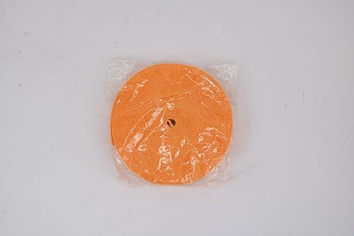 NewDoar 1 Inch Nylon Webbing Strap/Tubular Climbing Webbing - Heavy Duty Strap for Rescue, Climbing, Harnesses, Rock Work, & Firefighting (Orange,5Yard)
