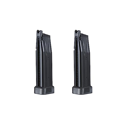 Lancer Tactical LTX-7 STRYK 28 Rounds Hi-Capa Green Gas Airsoft Magazine Two Packs