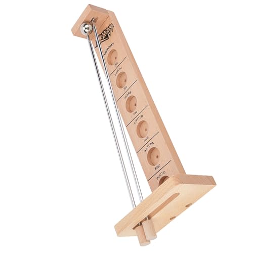 Wooden Shoot the Moon Game for Kids and Adults - Traditional Chinese Puzzle Toy