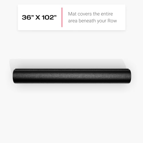 Peloton Row Mat | 36¡± x 102¡±, Compatible with Peloton Row, Black