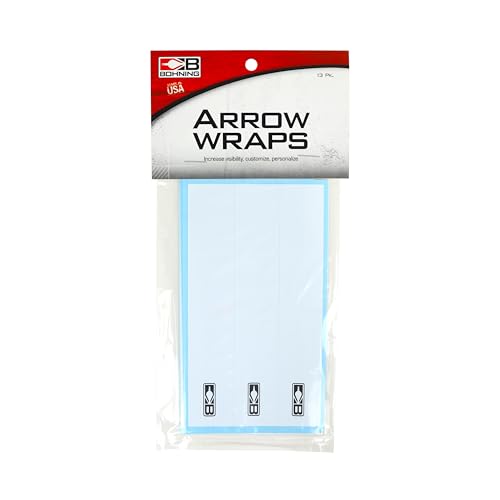 Bohning 5.5" Solid Arrow Wraps, Small, White
